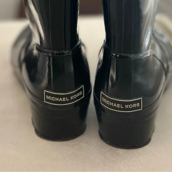 Michael Kors Knee-High Women's Rain Boots - Picture 4 of 5
